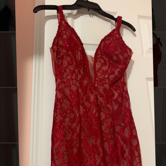 Formal Red Dress - Picture 3 of 6